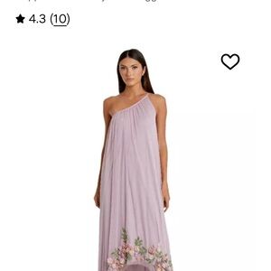 MacDuggal Elegant One-Shoulder Lilac Dress